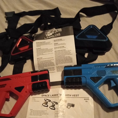 Laser tag set with vests - 2, and