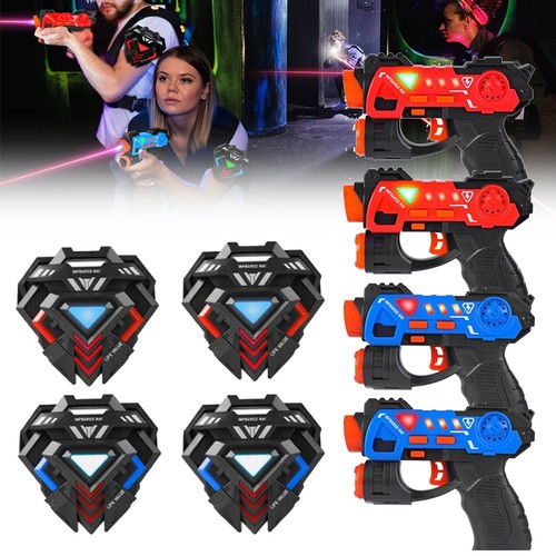 Battery powered laser tag - battery, guns