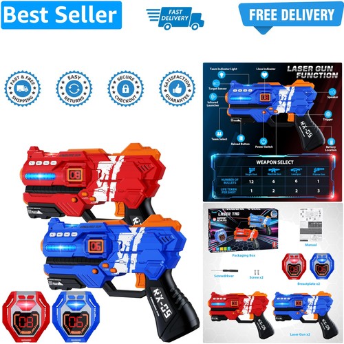 Laser tag guns set - laser, 2
